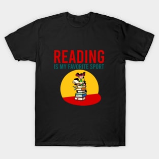 Reading is my favorite sport T-Shirt